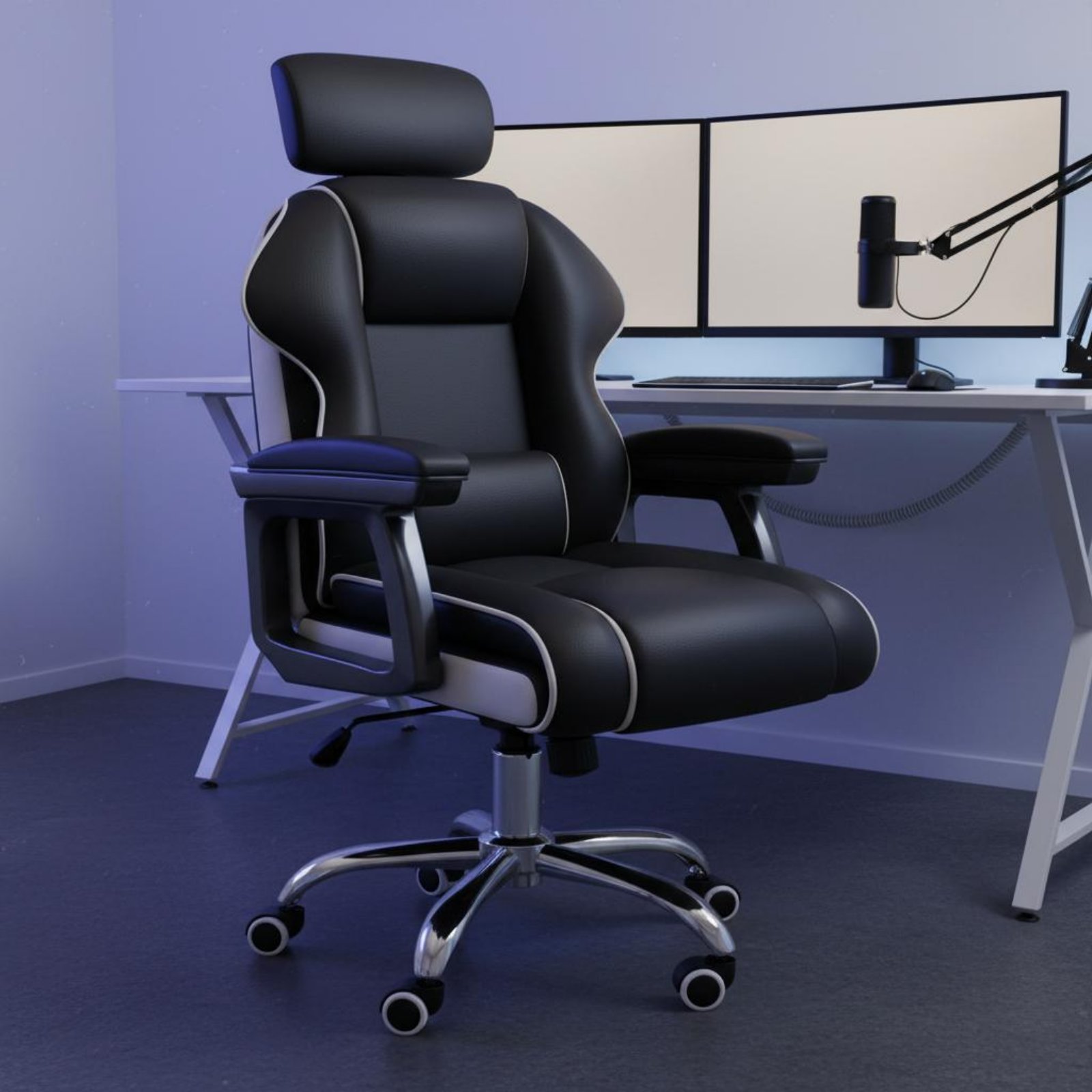 Bedroom Furniture - Ergonomiczne krzesło gamingowe z regulacją wysokości,