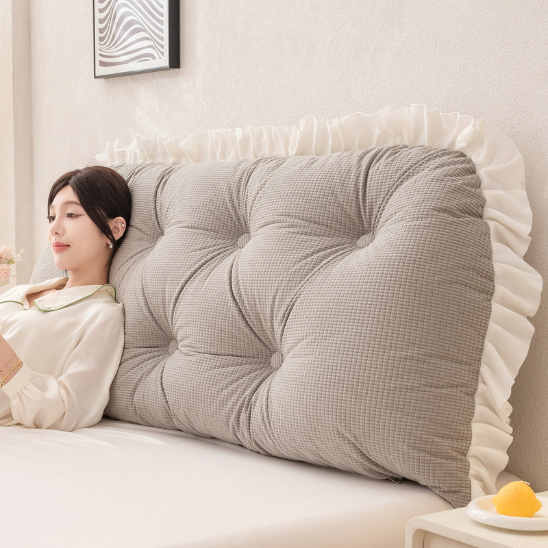 Headboard Cushion Backrest Tatami - Poduszka z falbankami na zagłówek, podparcie