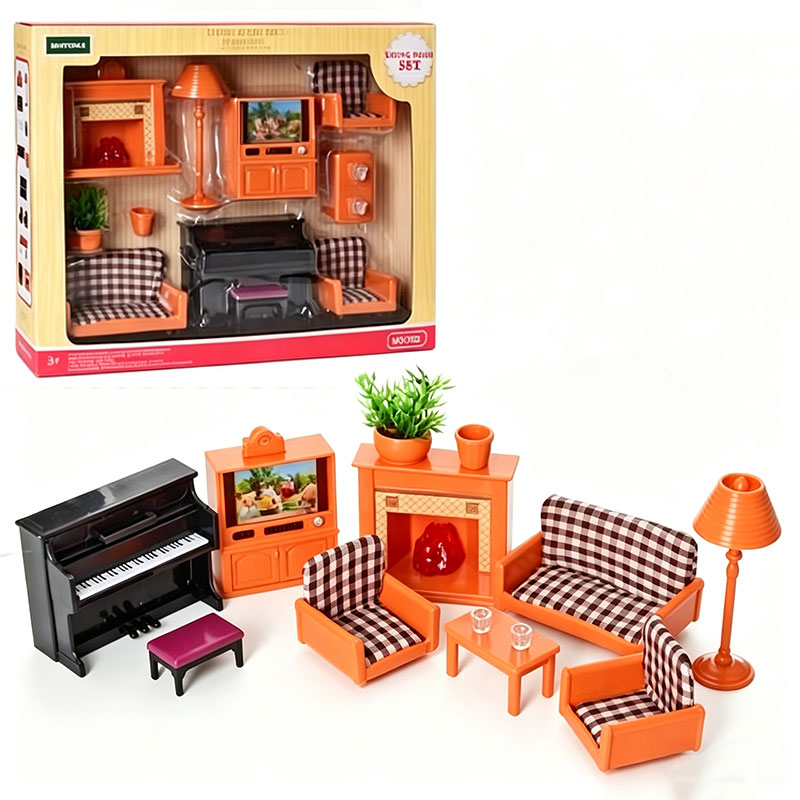 Bedroom Furniture - Zestaw mebli do domku dla lalek