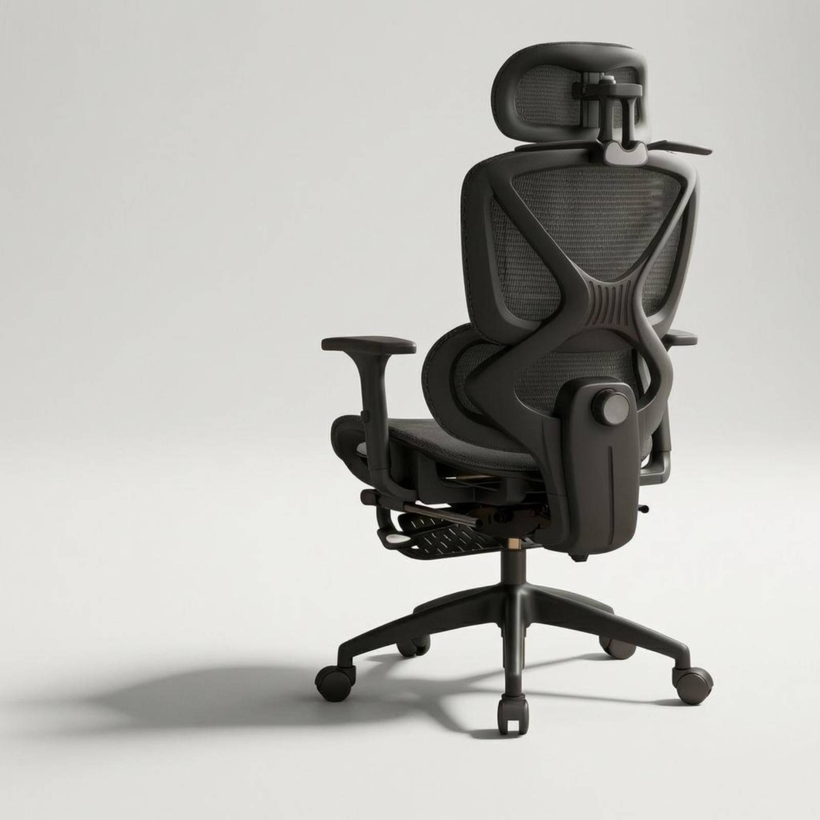 Office Furniture - Krzesło obrotowe z wysokim oparciem, oddychającymi,