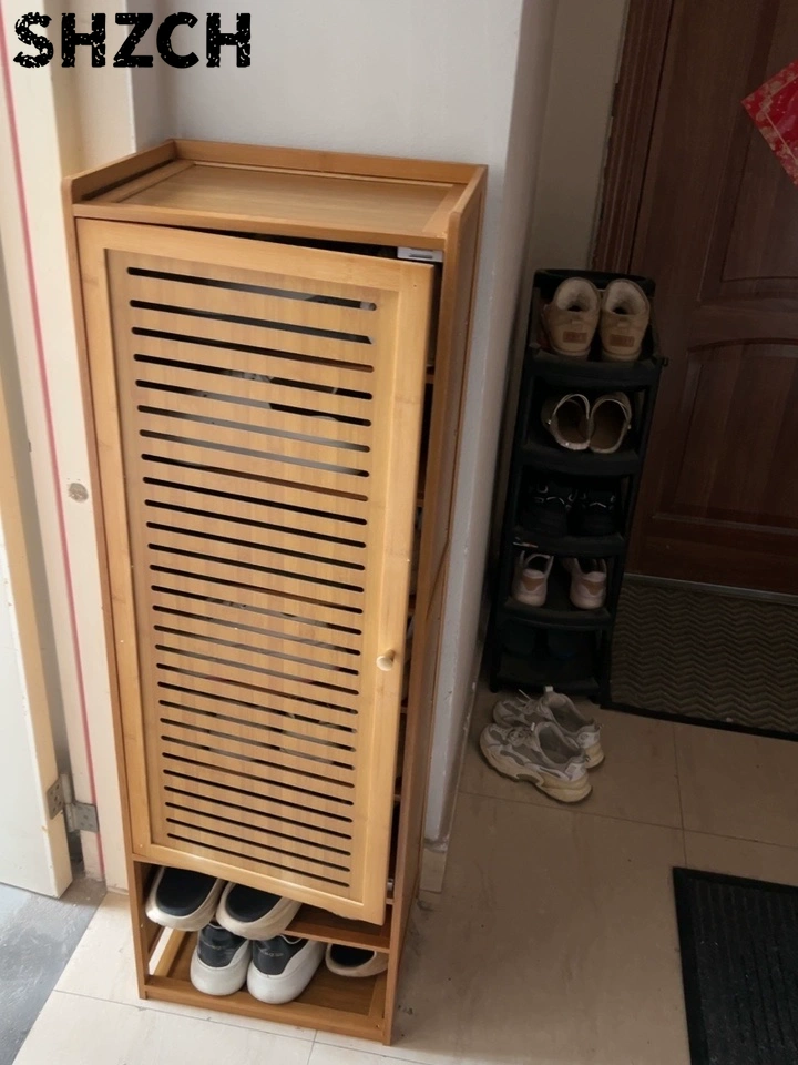 Shoe Rack Cabinet Narrow Entryway - Wąski, mały regał na buty z