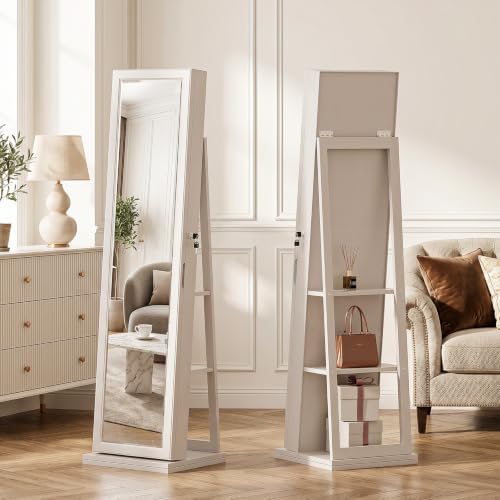 Szafka na biżuterię 4-w-1, zam – Full Length Mirror Jewelry Armoire recenzja i cena