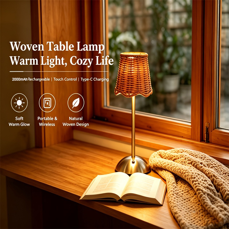 Bohemiczna tkana lampa stołowa – Bedroom Furniture recenzja i cena