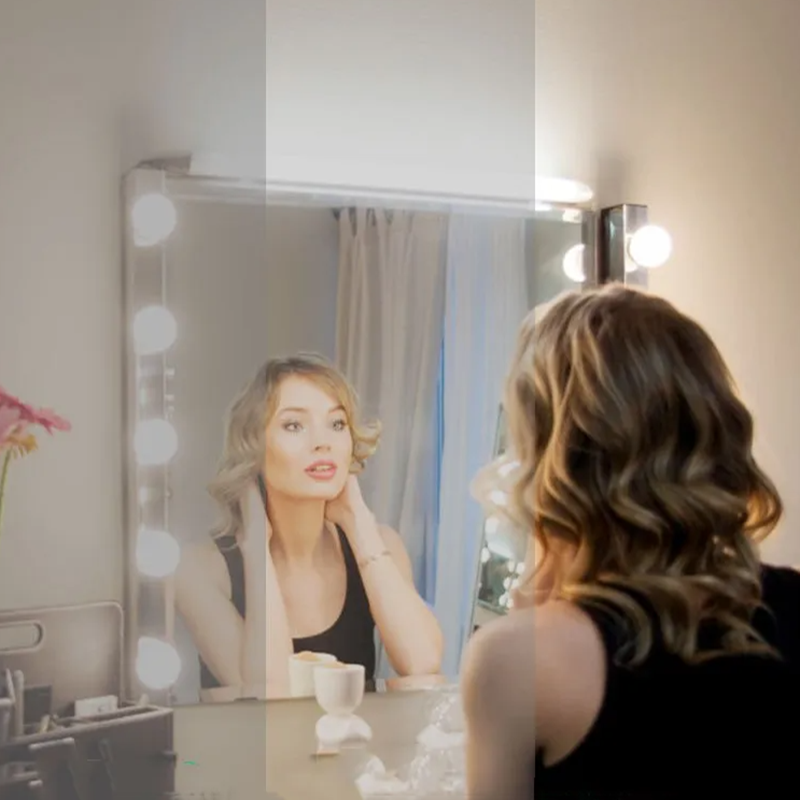 Ściemnialna lampa LED do lustr – Dressing Table Vanity With Lighted Mirror recenzja i cena