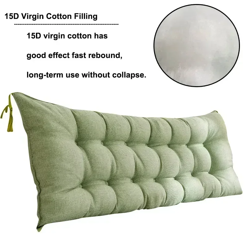 1 szt. Długa poduszka na sofę  – Headboard Cushion Backrest Tatami recenzja i cena