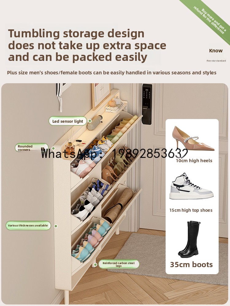 Szafka na buty LYY do przedpok – Shoe Rack Cabinet Narrow Entryway recenzja i cena