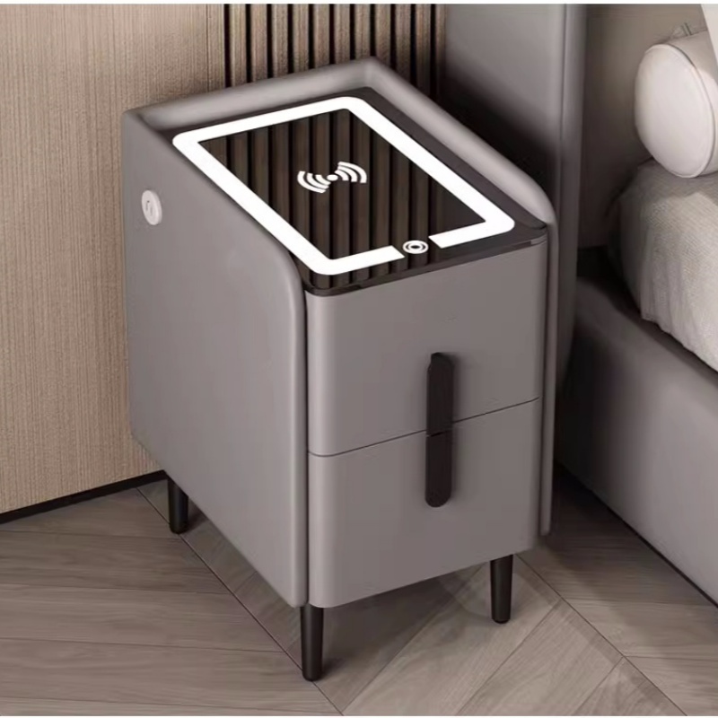 Inteligentny stolik nocny w st – Solid Wood Nightstand 2 Drawers recenzja i cena