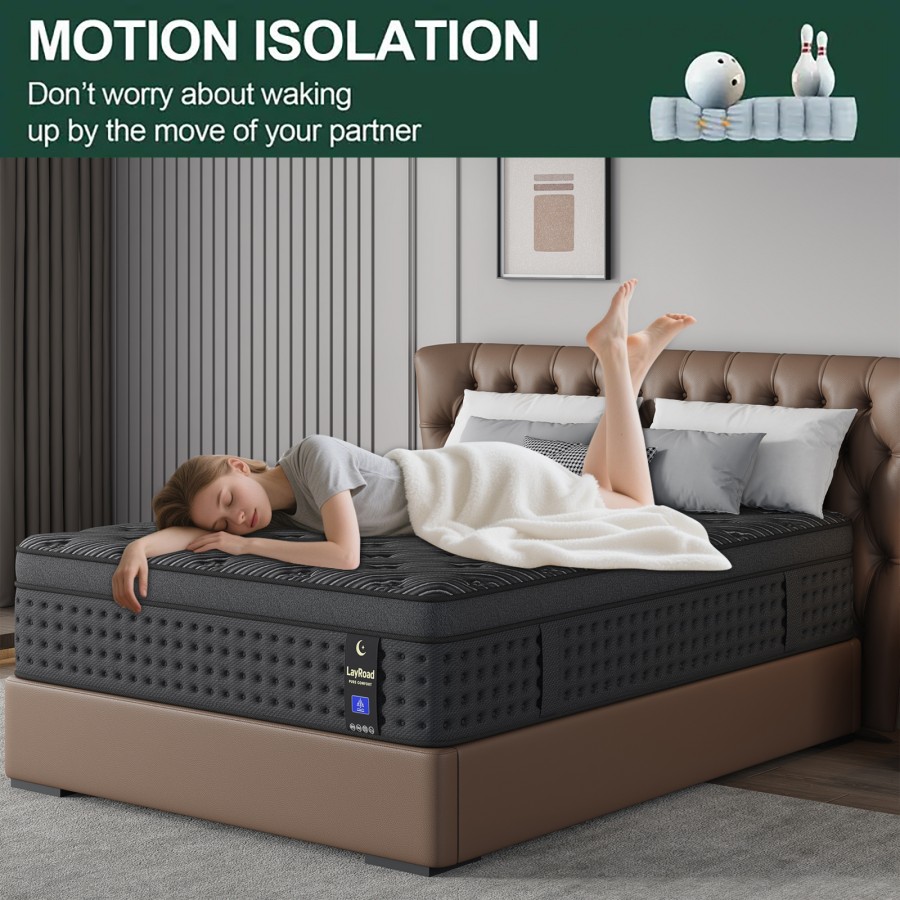 Materac hybrydowy z pianką mem – Memory Foam Mattress In A Box Queen recenzja i cena