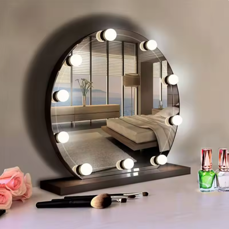 Żarówki LED do makijażu, regul – Dressing Table Vanity With Lighted Mirror recenzja i cena