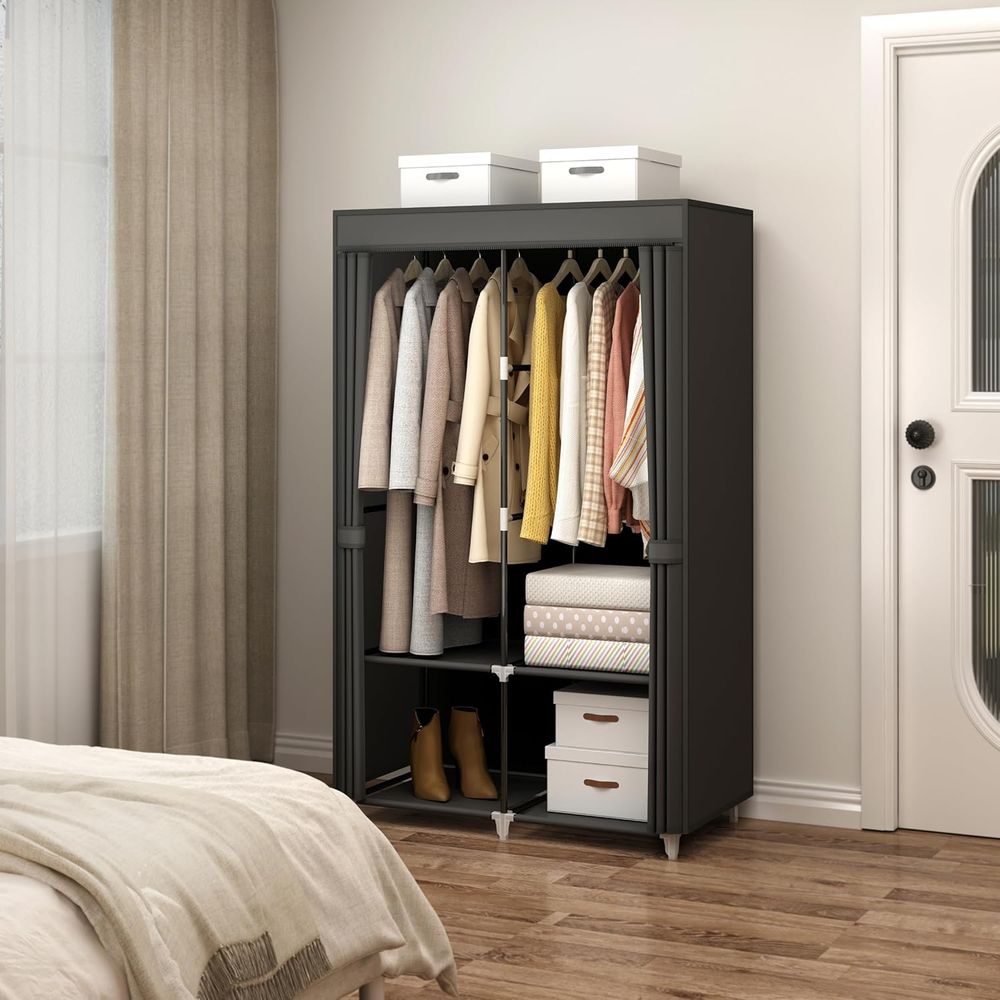 Przenośna szafa na ubrania do  – Wardrobe Closet Portable Fabric Cover recenzja i cena