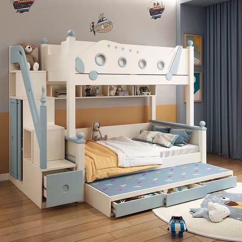 Wysokiej jakości drewniane łóż – Bunk Bed With Stairs And Slide recenzja i cena