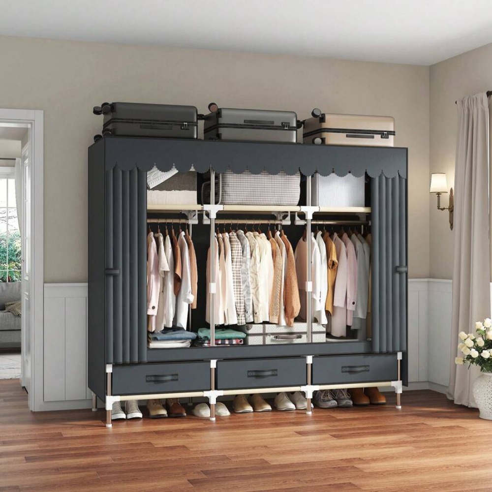 Przenośna szafa na ubrania, so – Wardrobe Closet Portable Fabric Cover recenzja i cena