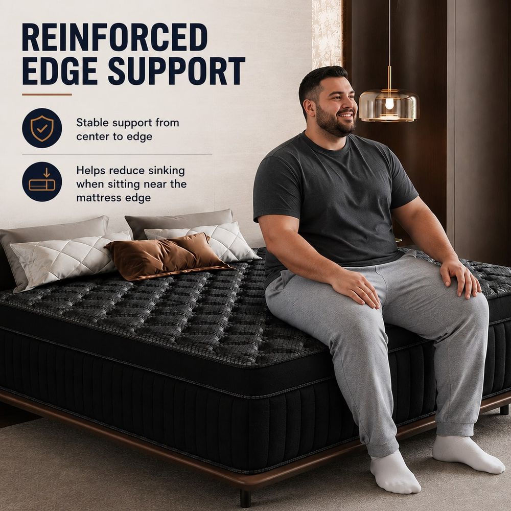 Materac, rozmiar 8 10 12 14, p – Memory Foam Mattress In A Box Queen recenzja i cena