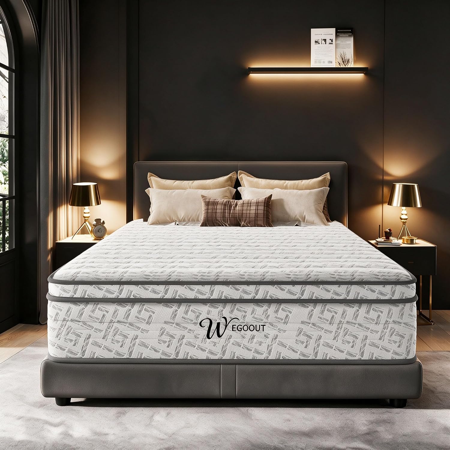 Materac Queen Size 12 cali, śr – Memory Foam Mattress In A Box Queen recenzja i cena