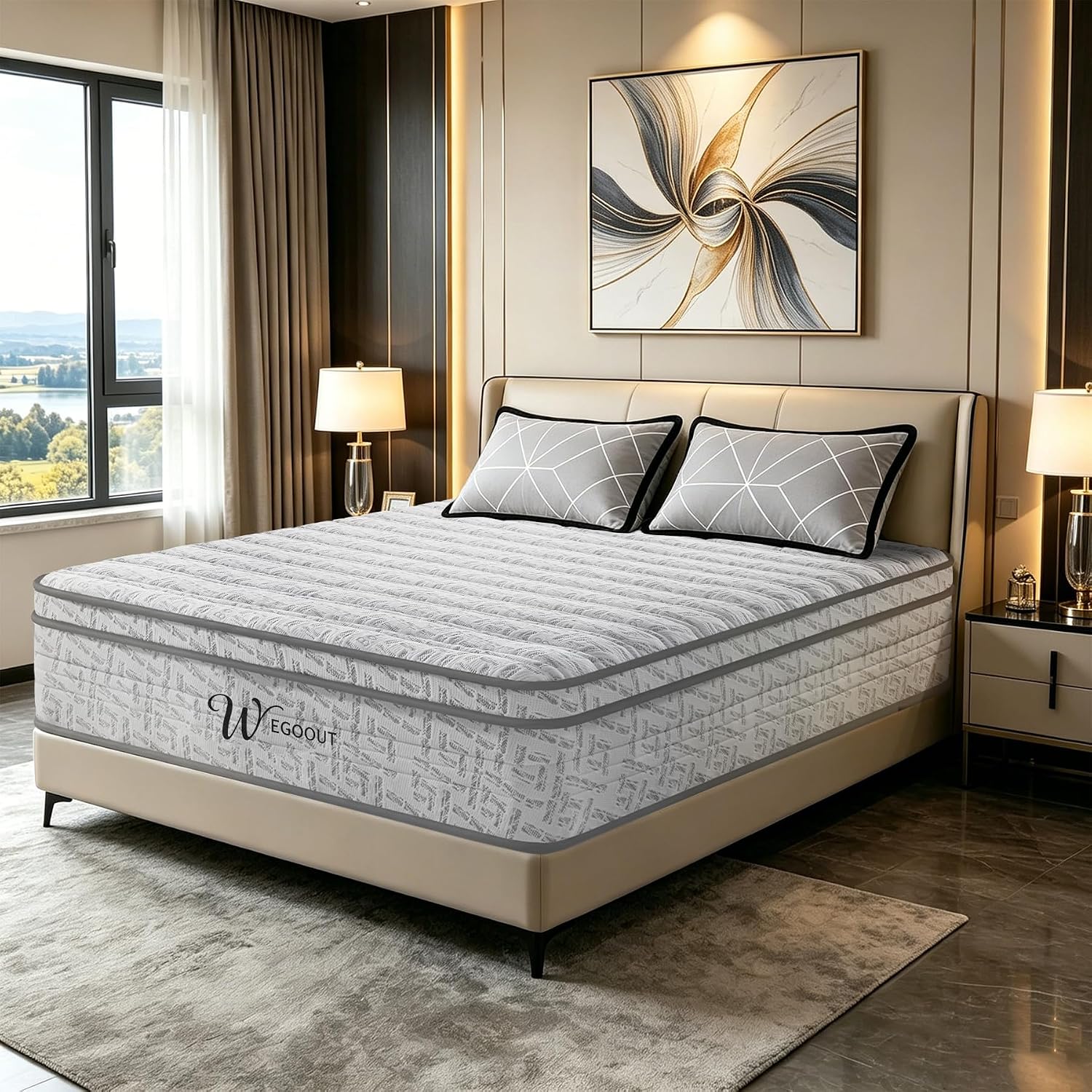 Materac Queen Size 12 cali, śr – Memory Foam Mattress In A Box Queen recenzja i cena