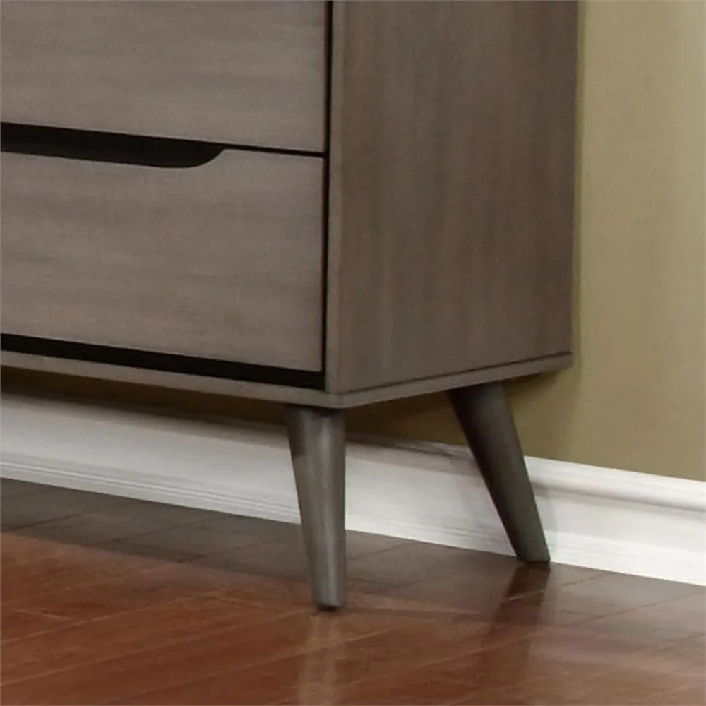 Szafka nocna z 2 szufladami w  – Solid Wood Nightstand 2 Drawers recenzja i cena