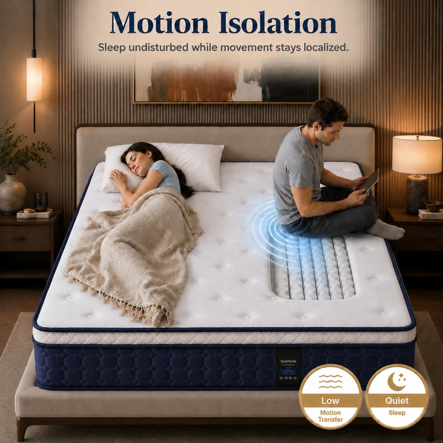 Materac Queen Size, 14-calowy  – Memory Foam Mattress In A Box Queen recenzja i cena