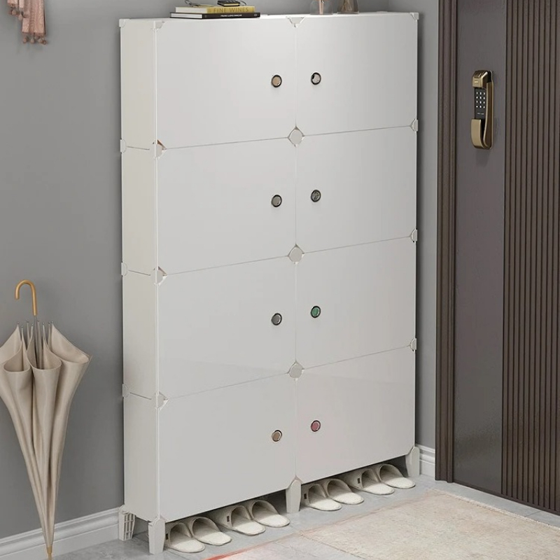 ‌ Półka na buty bez wiercenia, – Shoe Rack Cabinet Narrow Entryway recenzja i cena