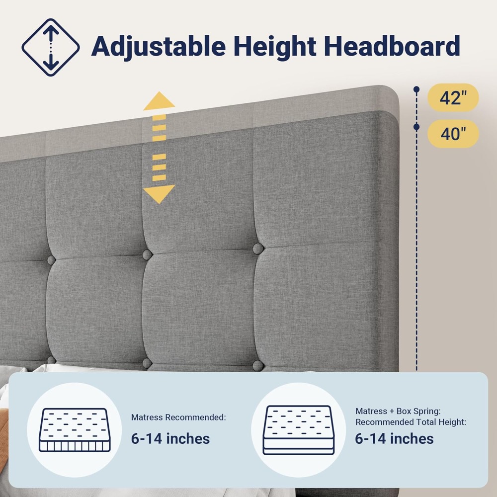 Łóżko platformowe King Size z  – King Size Bed Frame With Storage Drawers recenzja i cena