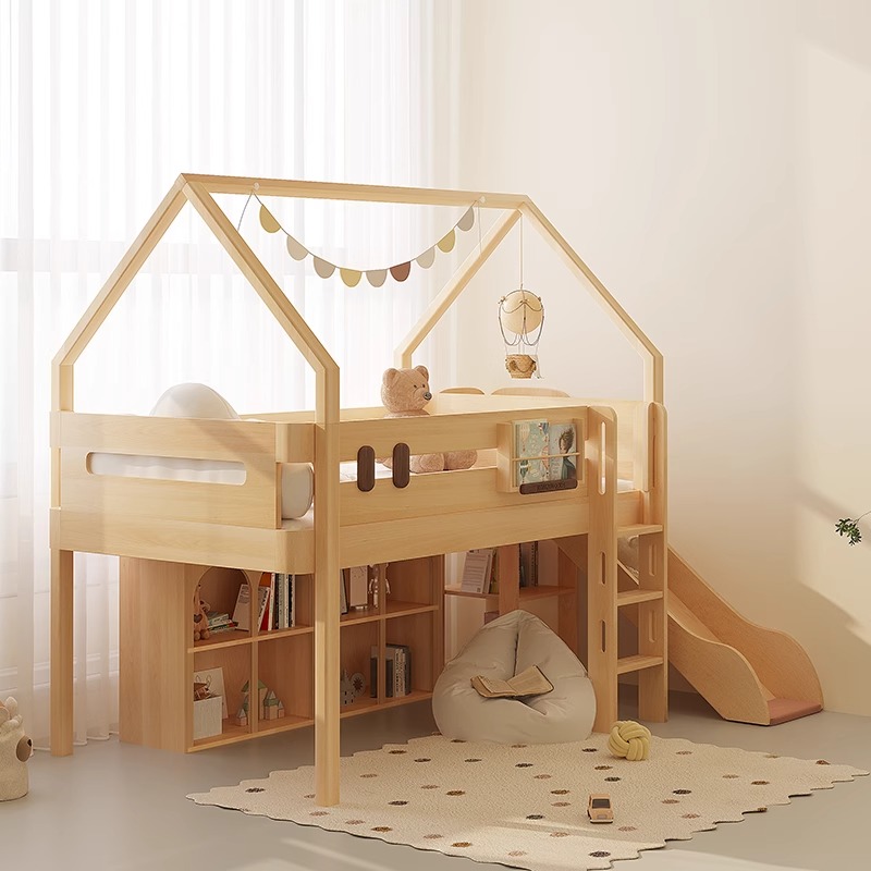 Łóżko piętrowe z zjeżdżalnią p – Bunk Bed With Stairs And Slide recenzja i cena