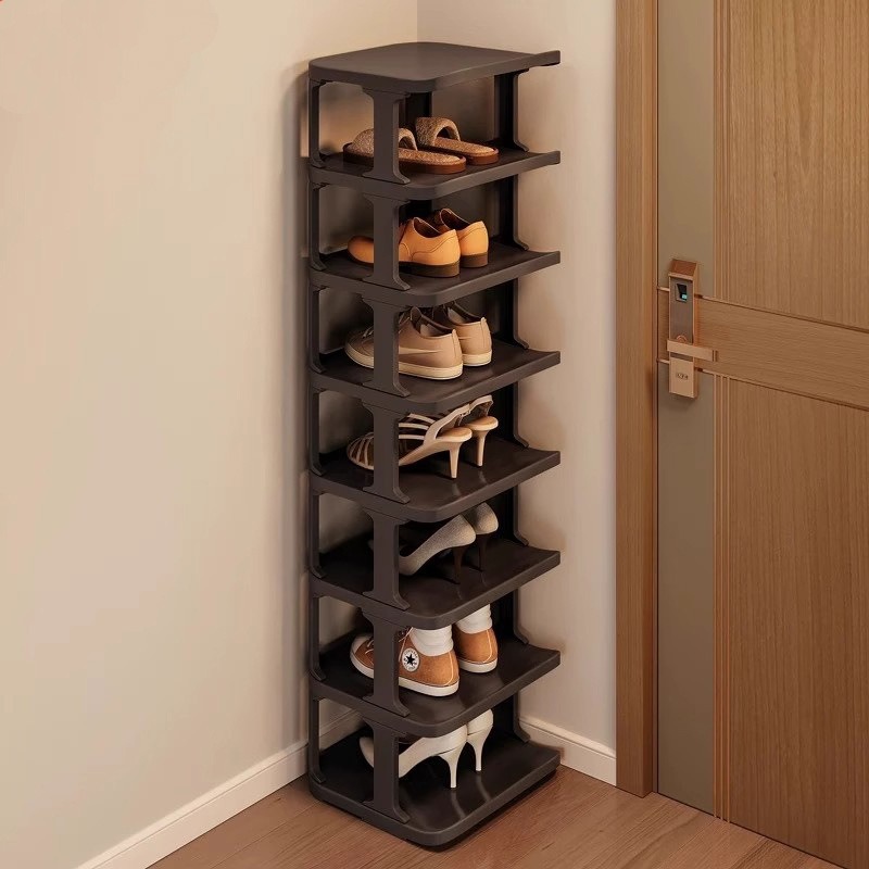 Wielopoziomowy, pionowy regał  – Shoe Rack Cabinet Narrow Entryway recenzja i cena