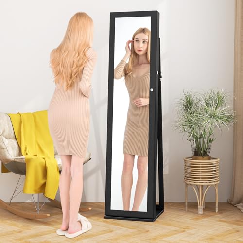 Szafa na biżuterię z lustrem o – Full Length Mirror Jewelry Armoire recenzja i cena