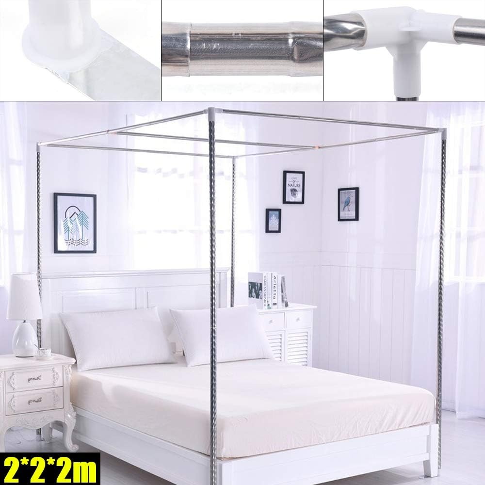 Stalowa nierdzewna rama łóżka  – Canopy Bed Frame Metal Queen recenzja i cena