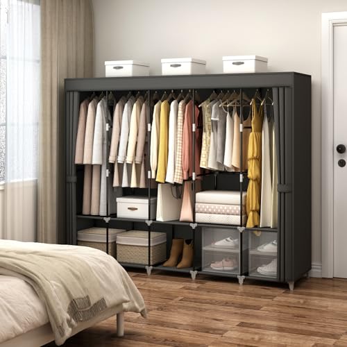 Przenośna szafa o dużej pojemn – Wardrobe Closet Portable Fabric Cover recenzja i cena
