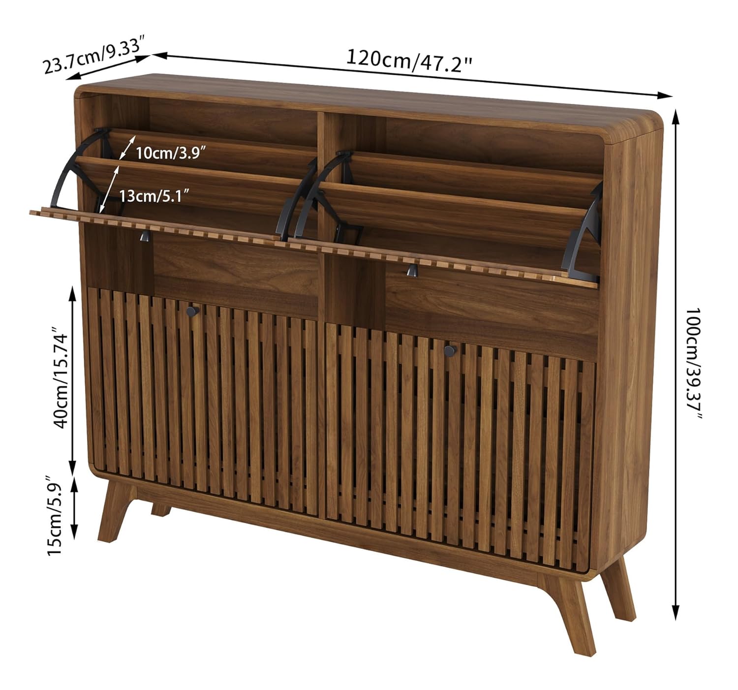 # Duża bambusowa szafka na but – Shoe Rack Cabinet Narrow Entryway recenzja i cena