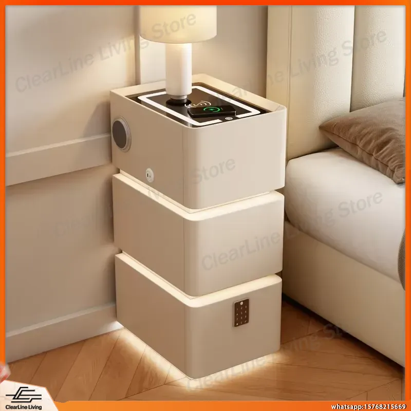 Ultra Wąska Pływająca Szafka N – Floating Nightstand With Led Light recenzja i cena