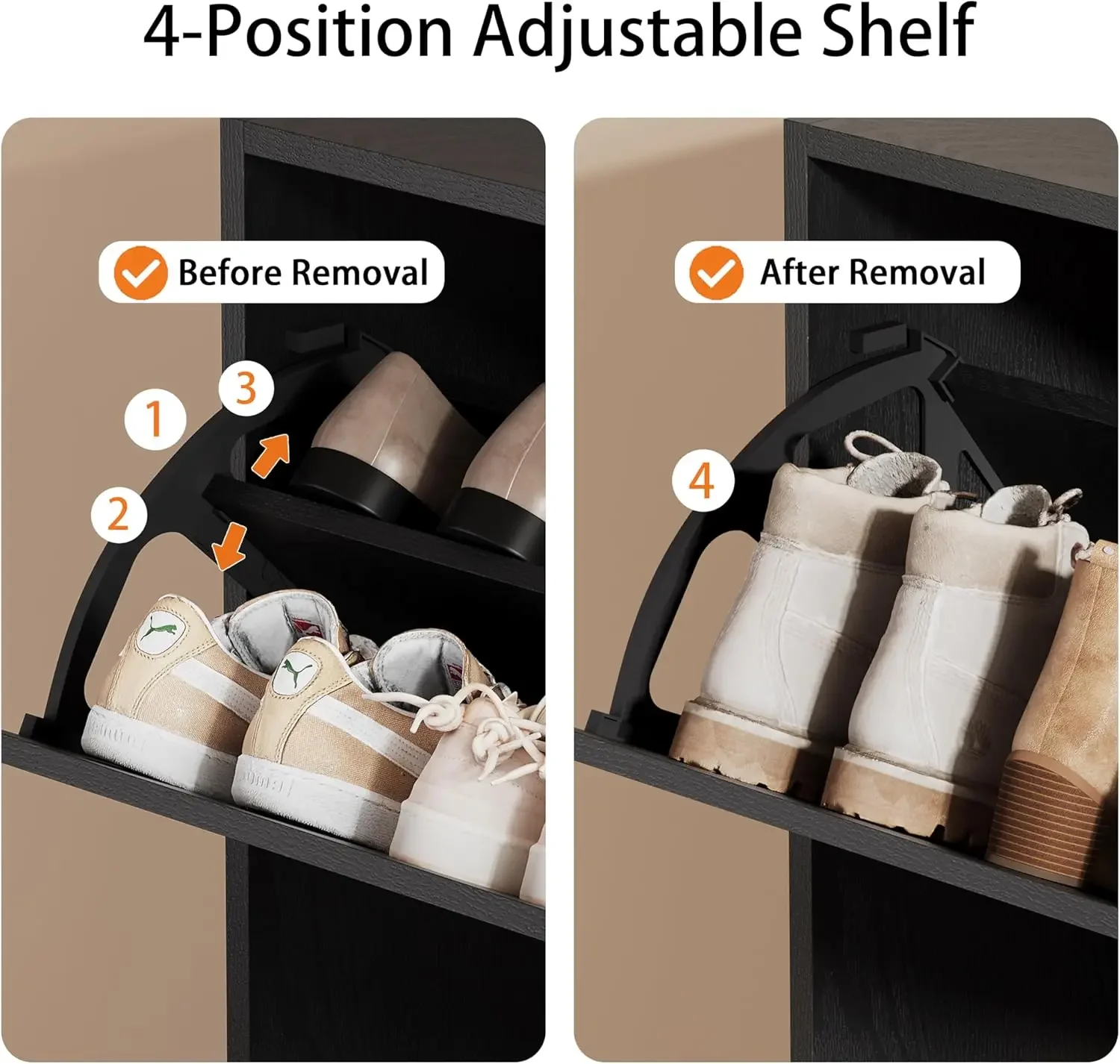 Szafka na buty, drewniany orga – Shoe Rack Cabinet Narrow Entryway recenzja i cena