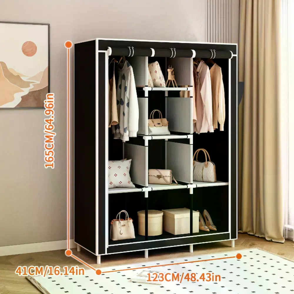 Przenośna szafa z włókniny o s – Wardrobe Closet Portable Fabric Cover recenzja i cena