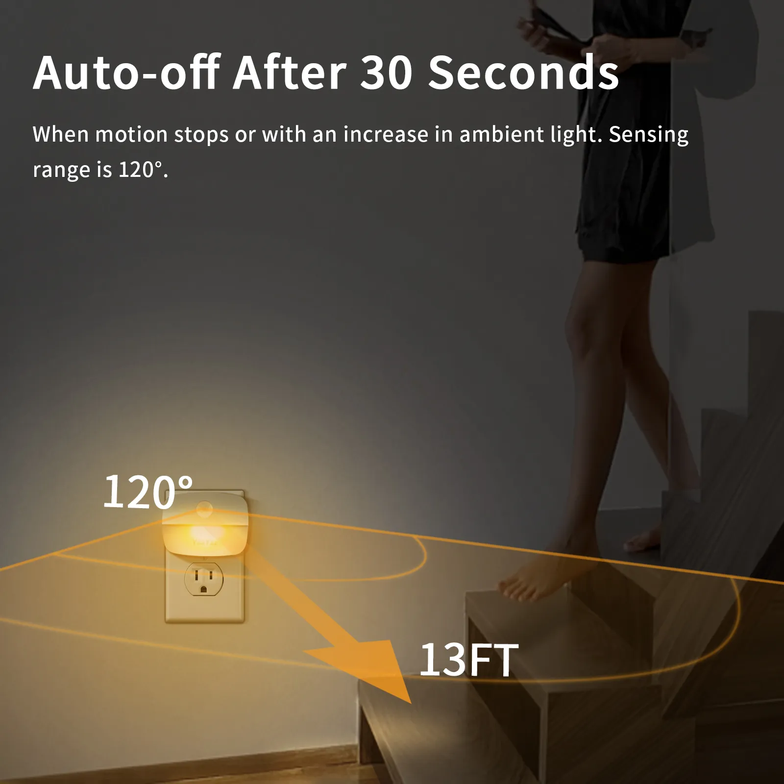 Lampka nocna LED z czujnikiem  – Floating Nightstand With Led Light recenzja i cena